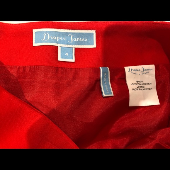 Draper James red scallop skirt - Picture 3 of 3